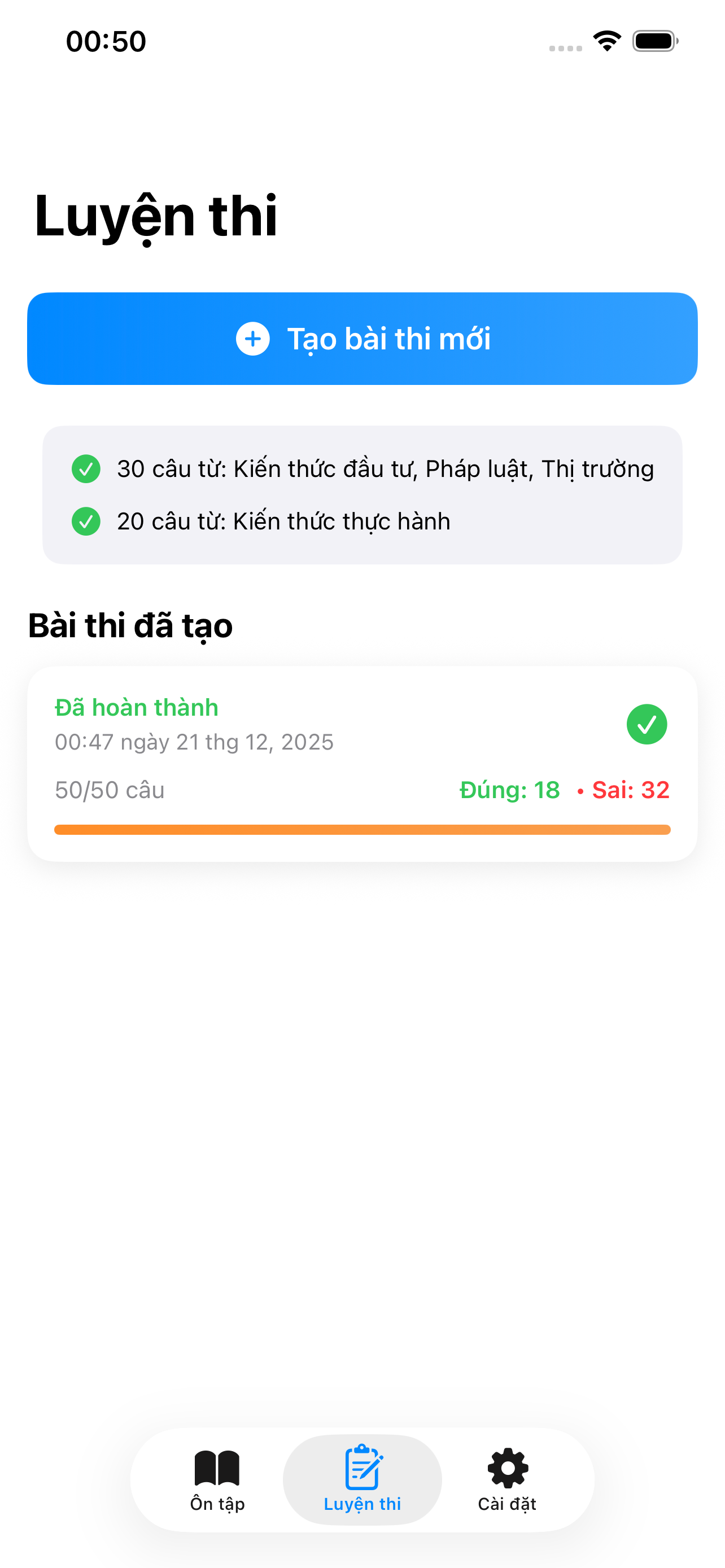 BDS - Câu hỏi thi chứng chỉ